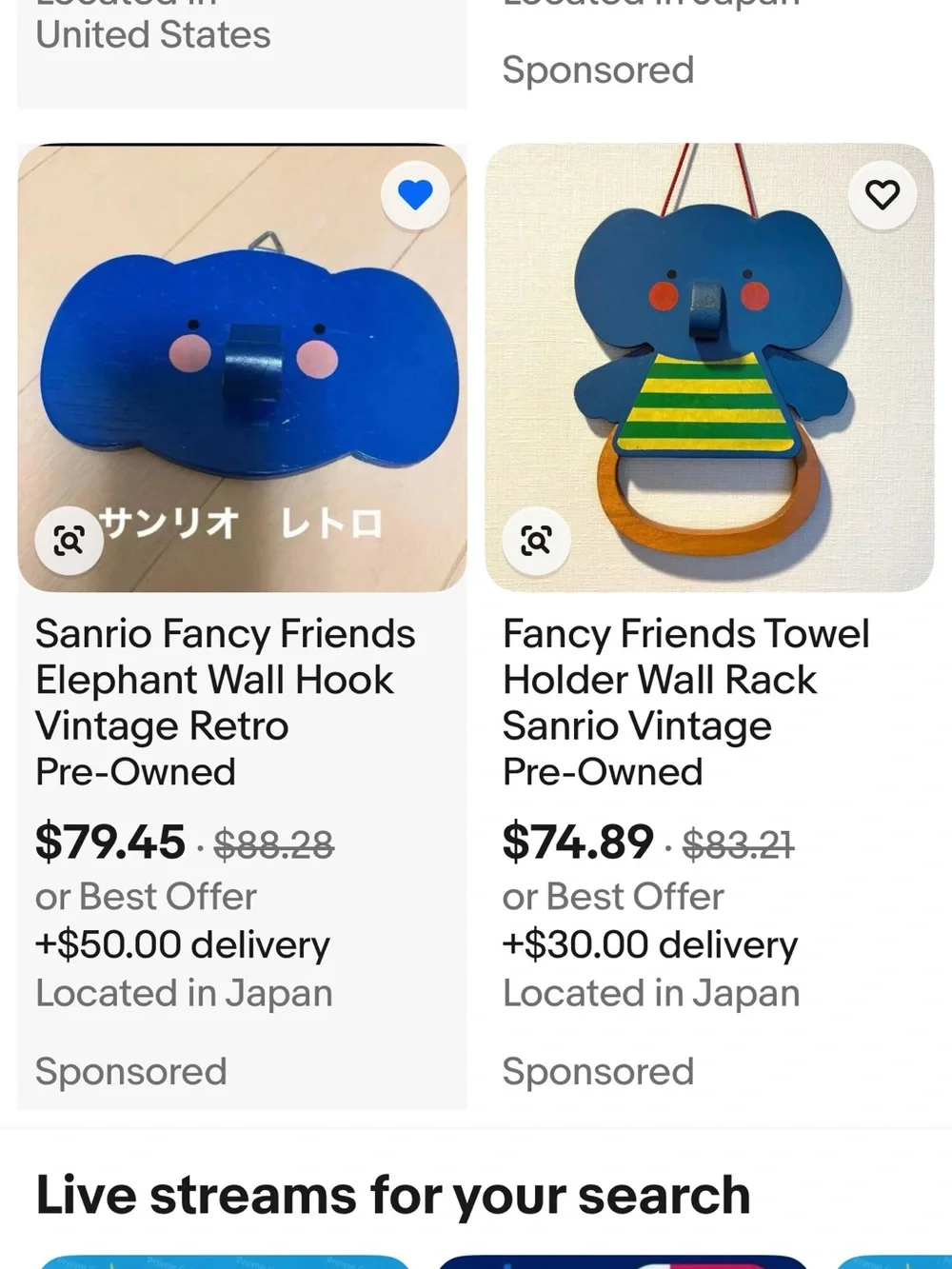 Rare Vintage SANRIO Fancy Friends wooden 3 Hook hanging wall hook